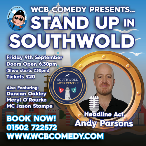 Stand Up In Southwold Headline Andy Parsons