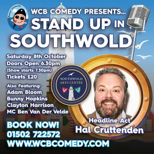 Stand Up in Southwold Headline Hal Cruttenden