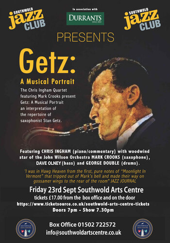 Southwold Jazz Club ~ Getz: A Musical Portrait