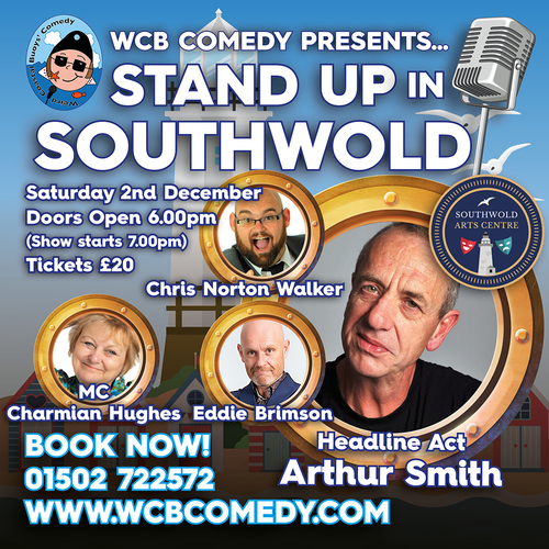 Stand Up In Southwold Headliner Arthur Smith