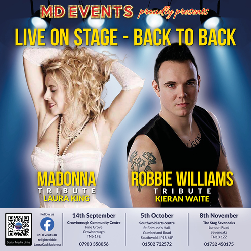 Back To Back MADONNA & ROBBIE WILLIAMS Tribute