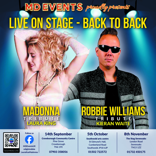Back To Back MADONNA & ROBBIE WILLIAMS Tribute