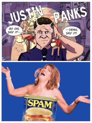 WCB Comedy Presents: Justin Panks: Incorrigible and Pam Ford, ‘Spam Ford – The Meaty Content You’ve Been Waiting For.