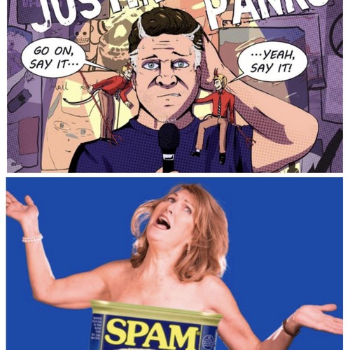 WCB Comedy Presents: Justin Panks: Incorrigible and Pam Ford, ‘Spam Ford – The Meaty Content You’ve Been Waiting For.