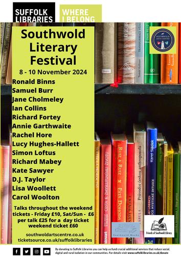 Southwold Literary Festival ~ Weekend Ticket ~ 8th-10th Nov