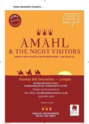 Christmas Opera Menotti Double Bill ~ THE TELEPHONE ​and ​AMAHL & THE NIGHT VISITORS