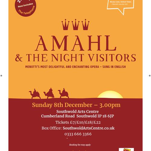 Christmas Opera Menotti Double Bill ~ THE TELEPHONE ​and ​AMAHL & THE NIGHT VISITORS