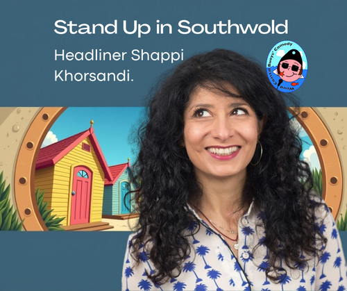 WCB Comedy Premier Stand up Special in Southwold with Headliner Shappi Khorsandi