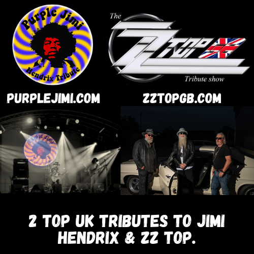 PURPLE JIMI & ZZ TOP GB Tribute shows