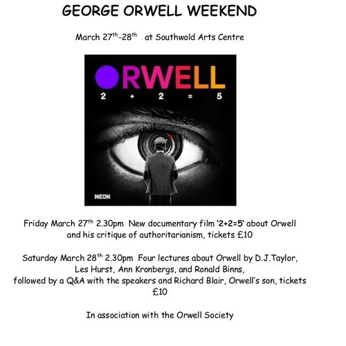 Orwell Weekend - four lectures about Orwell